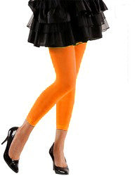 legging fluor oranje