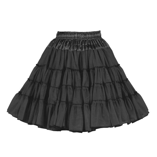 petticoat zwart 3 laags