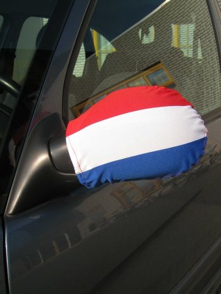 autospiegel vlag rood wit blauw