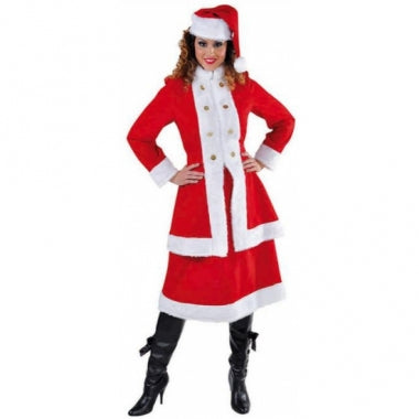 Kerstvrouw kostuum Russisch