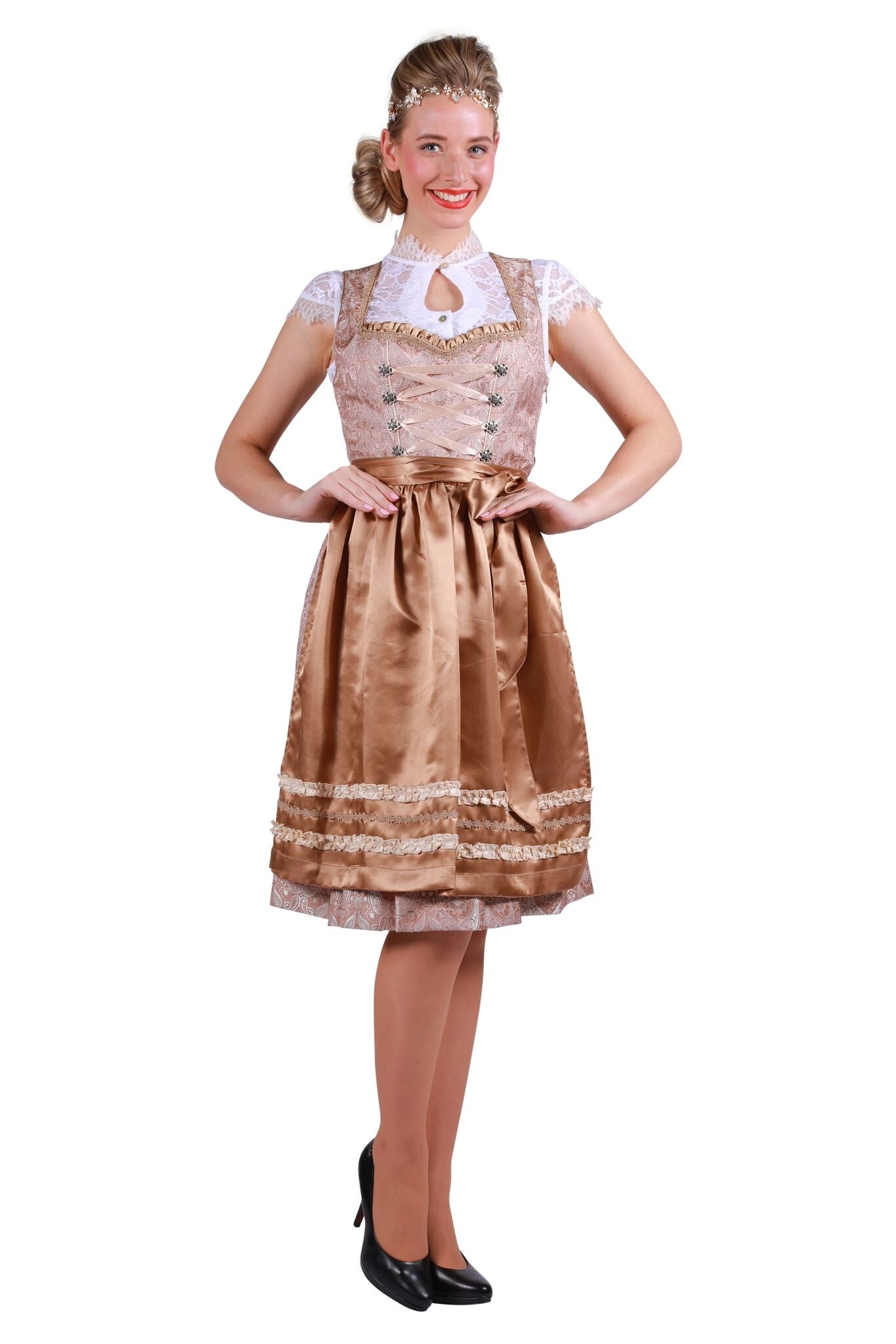 dirndl Steffie goud beige