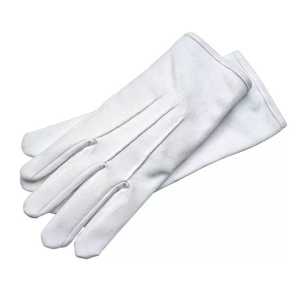 Witte handschoenen luxe
