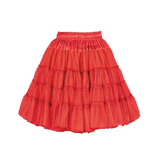 Petticoat luxe Rood 2 laags