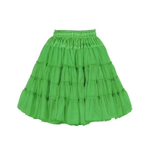 Petticoat groen deluxe 2 laags