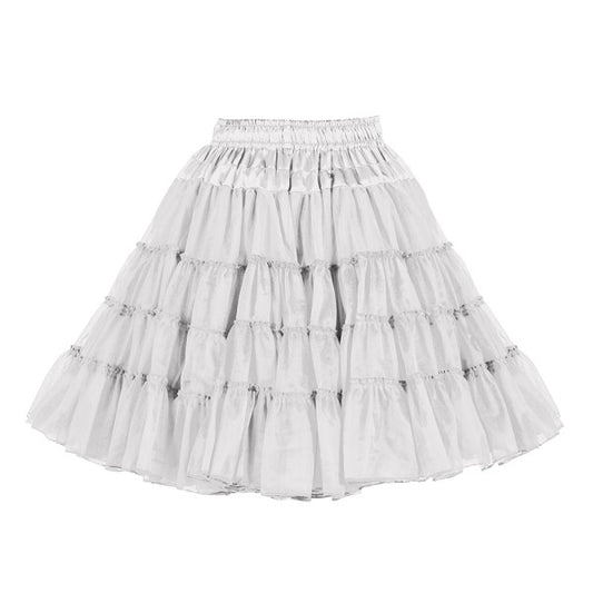 Petticoat deluxe 3 laags wit