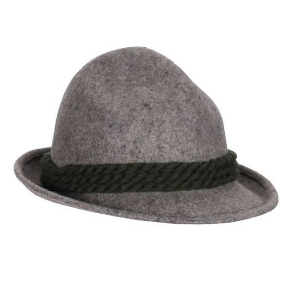 tiroler hoed grijs luxe